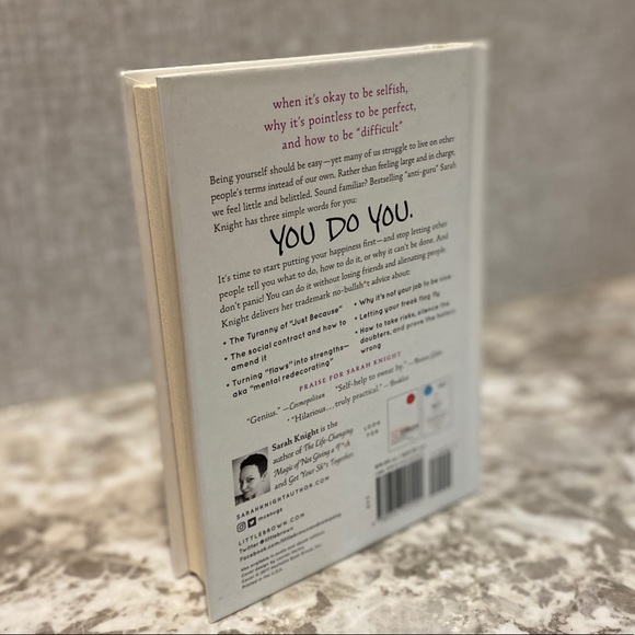 📚 HARDCOVER YOU DO YOU BY SARAH KNIGHT - Picture 2 of 2